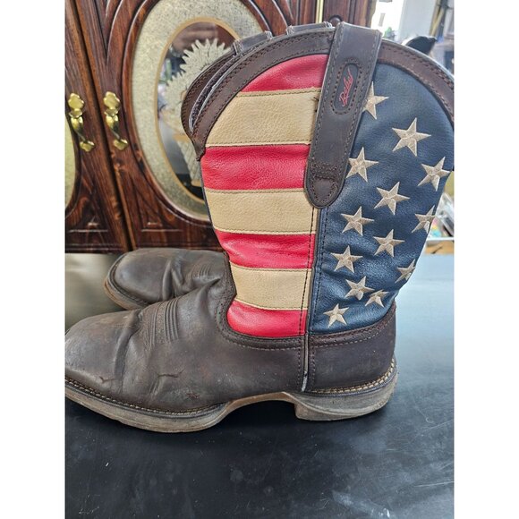 Rebel™ by Durango® Patriotic Pull-On Western Flag Boot - Picture 1 of 8